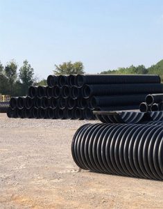Industrial pipe in stock
